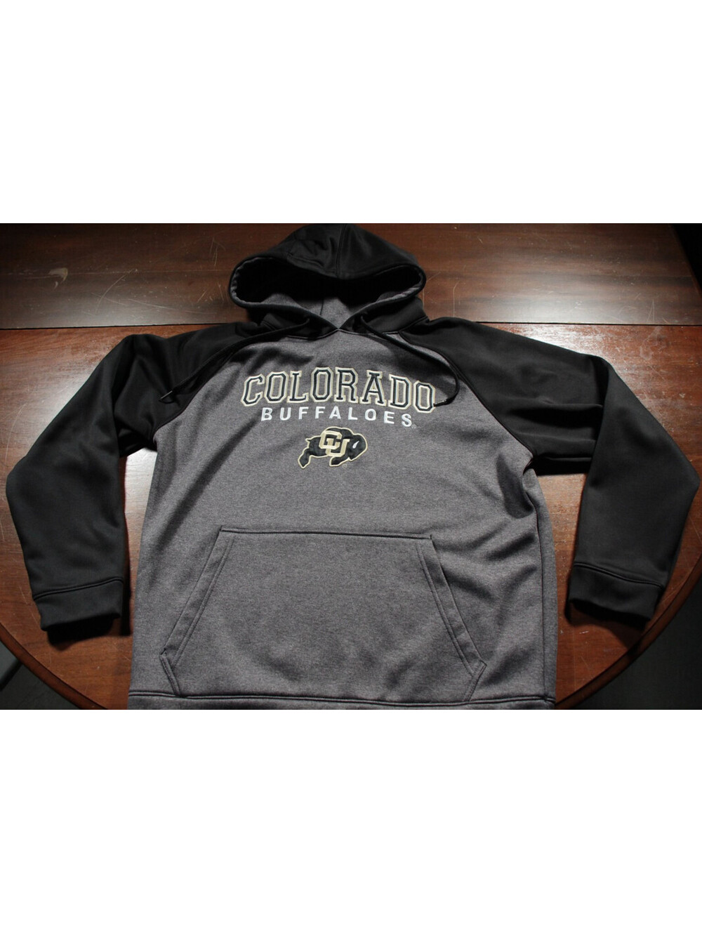 University of Colorado Boulder Buffaloes Hooded Sweatshirt Hoodie M Polyester